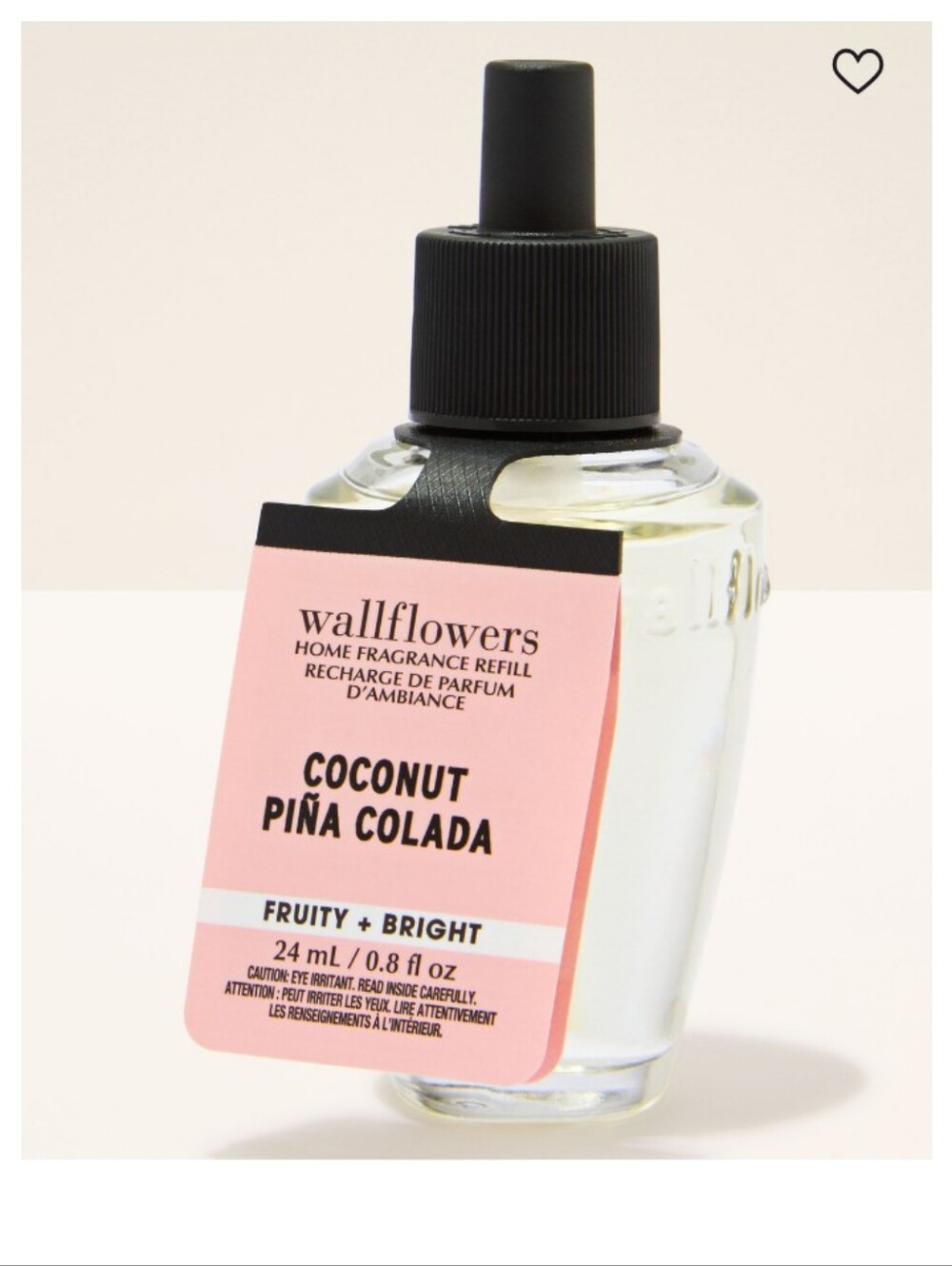 Bath & Body Works Wallflowers Coconut Piña Colada Plug-In Refill - Pink & Black